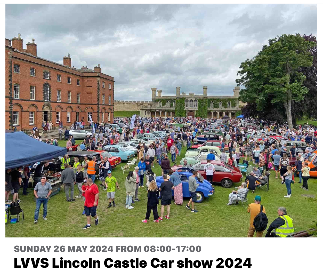LVVS  Lincoln Castle Car Show