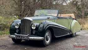 1950 Bentley MK VI Park Ward Long Wind Drophead Coupe B4HR Classic Cars for sale